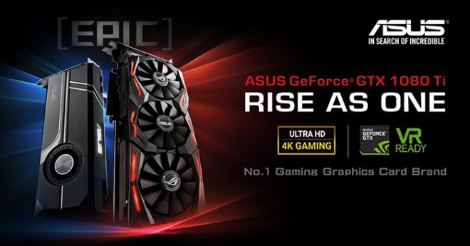 NVIDIA GeForce GTX 1080 Ti : Les premièeres cartes Custom par ASUS tunisie carte graphique gtx 1080ti