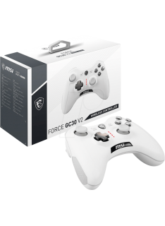 Tunisie Skymil|Manette de jeux|MSI|MSI FORCE GC30 V2 Wireless - White|149,000 TND