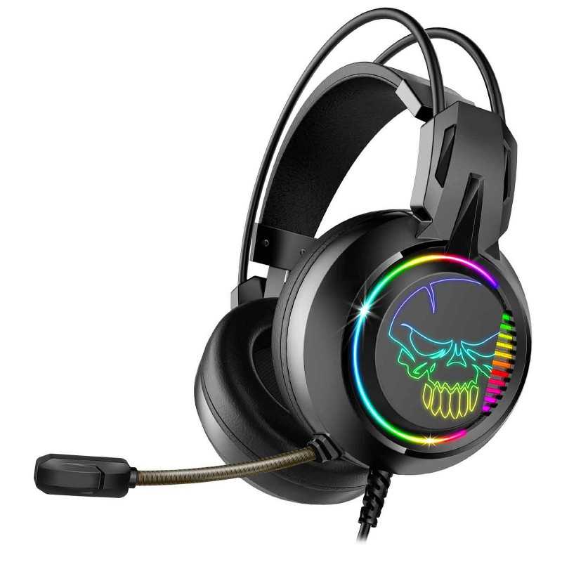 Casque-micro pour gamer Spirit of Gamer Elite H10 RGB 7.1 circum-aural filaire son 7.1