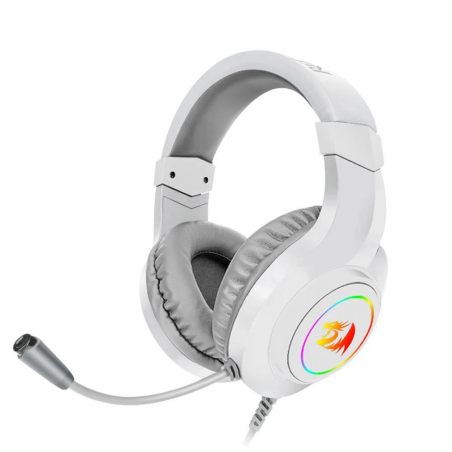 Tunisie Skymil|Micro-casque Gamer|Redragon|Redragon Hylas H260 RGB White|79,000 TND