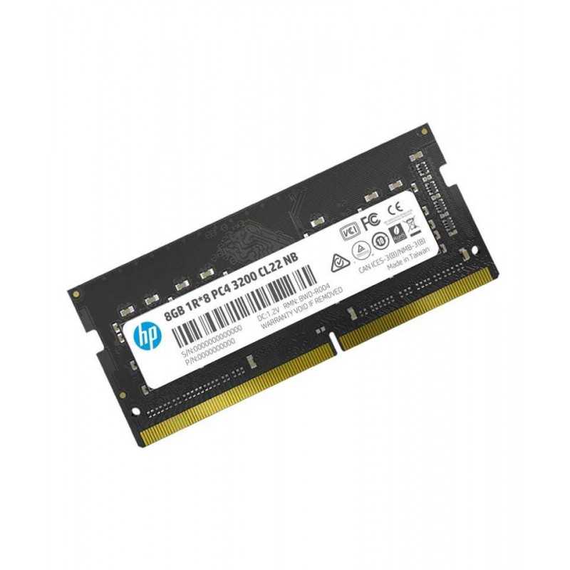 HP RAM BARETTE MEMOIRE Gamer Tunisie V2 8G DDR4 3200MHz CL22 SO-DIMM (1x8go)