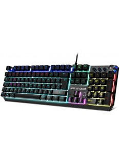 Clavier mécanique Spirit of Gamer XPERT-K400 Tunisie à switches Victory Blue pour gamer RGB