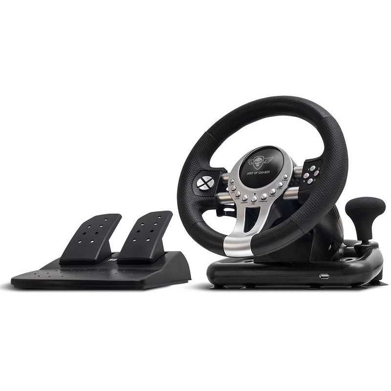 ENSEMBLE VOLANT + PÉDALIER + LEVIER DE VITESSE Spirit of Gamer Race Wheel Pro 2 Tunisie