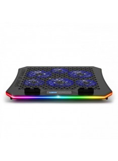 Refroidisseur pour ordinateur portable 17" Spirit of Gamer Tunisie Airblade 1200 RGB avec 6 ventilateurs de 110 mm