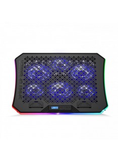 Refroidisseur pour ordinateur portable 17" Spirit of Gamer Tunisie Airblade 1200 RGB avec 6 ventilateurs de 110 mm