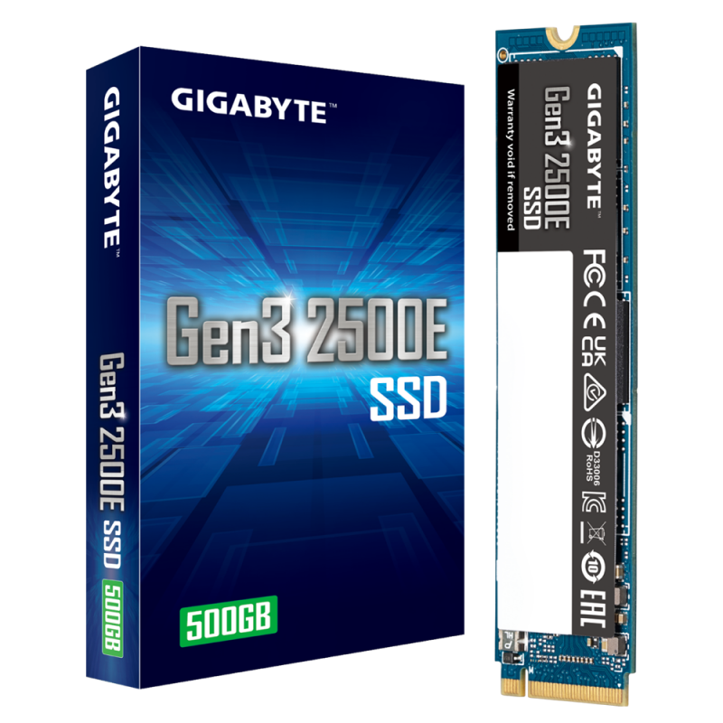 Gigabyte Gen3 2500E SSD 500Gb - NVMe