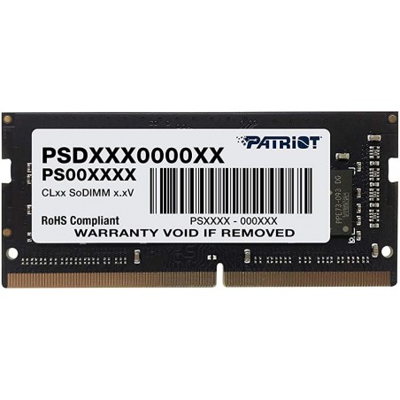 Tunisie Ram pour Pc Portable Patriot Signature SO-DIMM DDR4 - 16 Go - 3200MHz