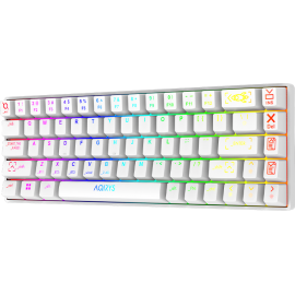 Clavier Gamer Mécanique Compact AK33 Arc-en-ciel LED Rétro-éclairé