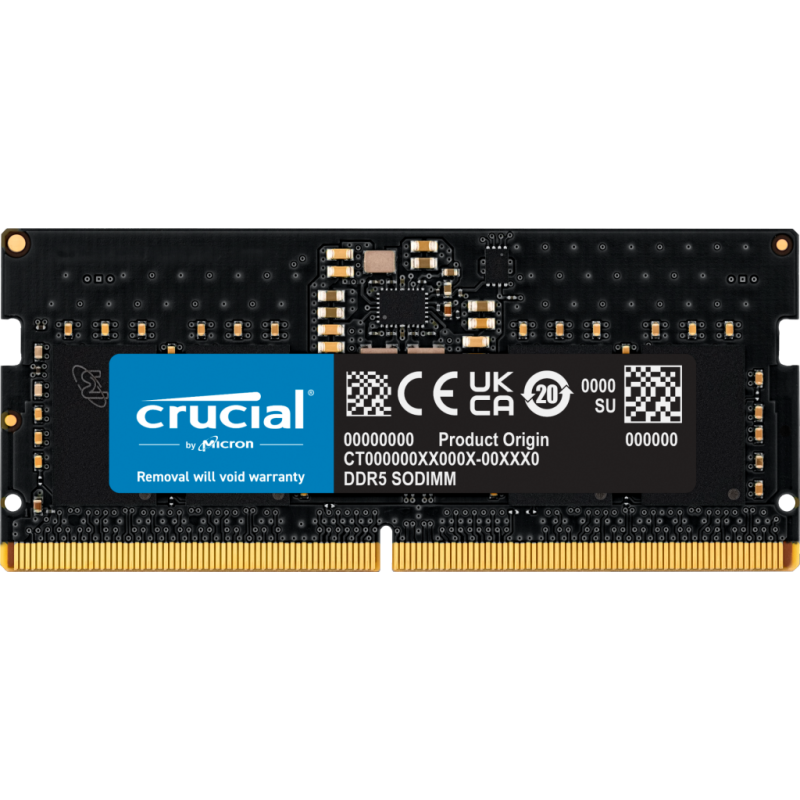 Crucial 8GB SODIMM DDR5 - 4800Mhz