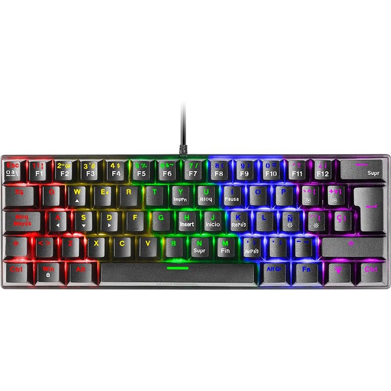 MARS GAMING MKMINIPRO MECHANICAL BLUE Switch | AZERTY  - WHITE