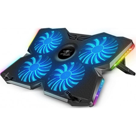 Refroidisseur Spirit of Gamer Airblade 500 RGB quatre ventilateurs 120mm ordinateurs de 10 à 17 pouces