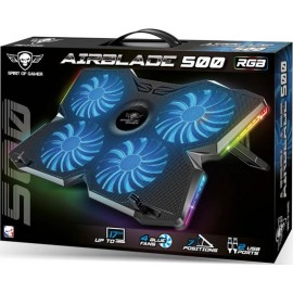 Refroidisseur Spirit of Gamer Airblade 500 RGB tunisie quatre ventilateurs 120mm ordinateurs de 10 à 17 pouces tunisie