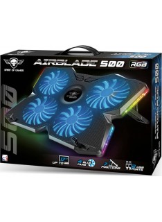 Refroidisseur Spirit of Gamer Airblade 500 RGB tunisie quatre ventilateurs 120mm ordinateurs de 10 à 17 pouces tunisie