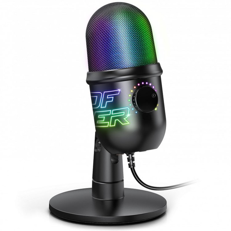 Microphone à directivité cardioïde Spirit Of Gamer EKO400 rétroéclairage RGB - pour streaming tunisie