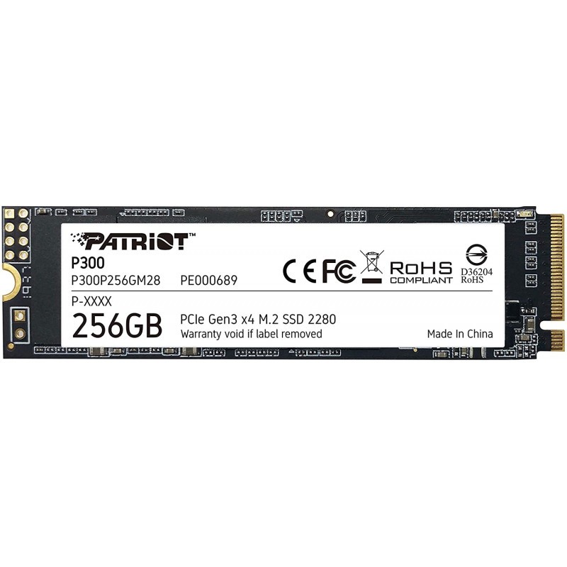 SSD Nvme PATRIOT P300 256GB tunisie TLC M.2 PCI-E 3.0 4x