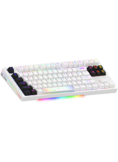 Clavier Gamer Mécanique AQIRYS MIRA 100% Anti-ghosting RGB - Blanc