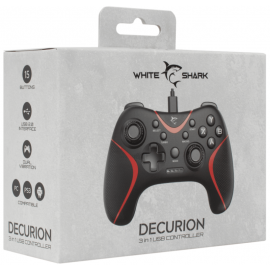 Tunisie Manette de jeux WHITE SHARK DÉCURION 3 EN 1
