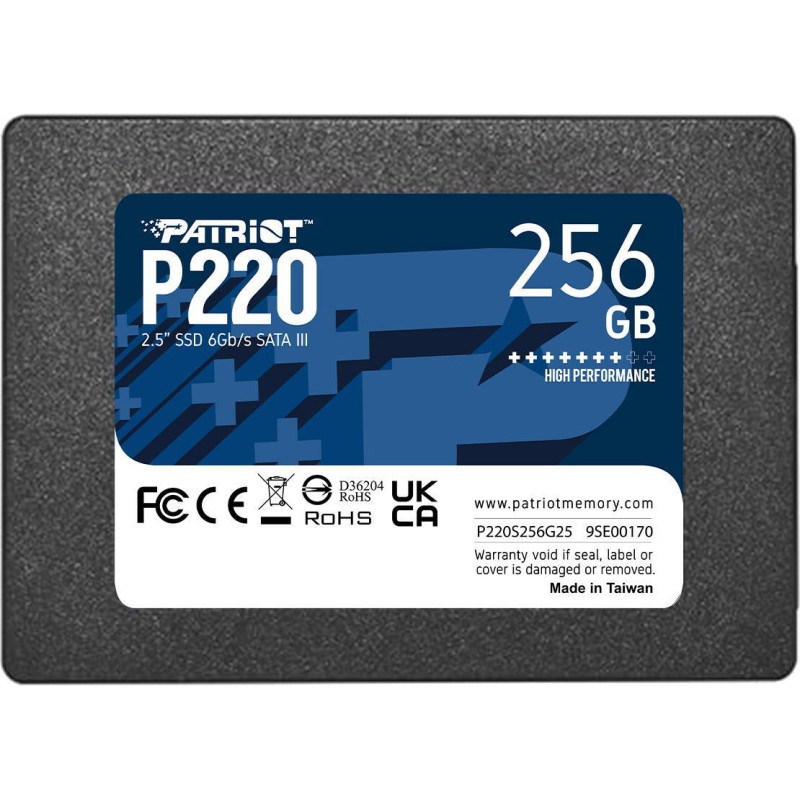 Patriot SSD P220 256Gb SATA 3 2.5"