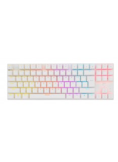 vente White Shark MECHANICAL KEYBOARD GK-2022 SHINOBI WHITE / BROWN SW tunisie