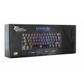 vente White Shark MECHANICAL KEYBOARD GK-2022 SHINOBI BLACK / RED SW tunisie