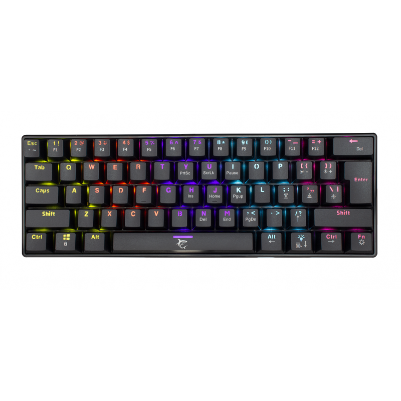Tunisie Clavier Gamer White Shark SHINOBI GK-2022 Blue Switchs - BLACK Tunisie Clavier Gamer White Shark SHINOBI GK-2022 Blue Switchs - BLACK