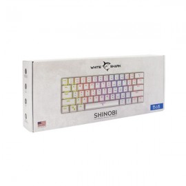 White Shark MECHANICAL KEYBOARD GK-2022 SHINOBI BLACK / BROWN SW - 5