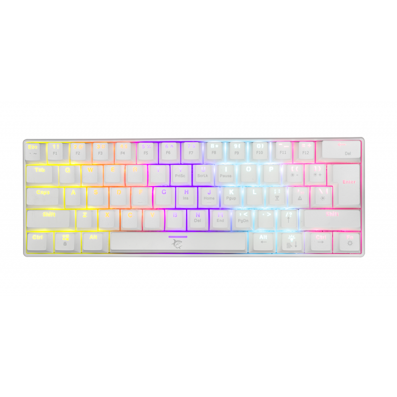 vente White Shark MECHANICAL KEYBOARD GK-2022 SHINOBI WHITE/ RED SW tunisie