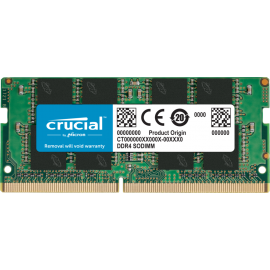 Tunisie Skymil|Ram pour Pc Portable|Crucial|CRUCIAL 8GB SODIMM DDR4 - 3200MHZ|82,000 TND