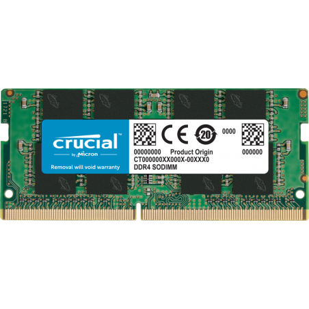 Tunisie Skymil|Ram pour Pc Portable|Crucial|CRUCIAL 8GB SODIMM DDR4 - 3200MHZ|82,000 TND