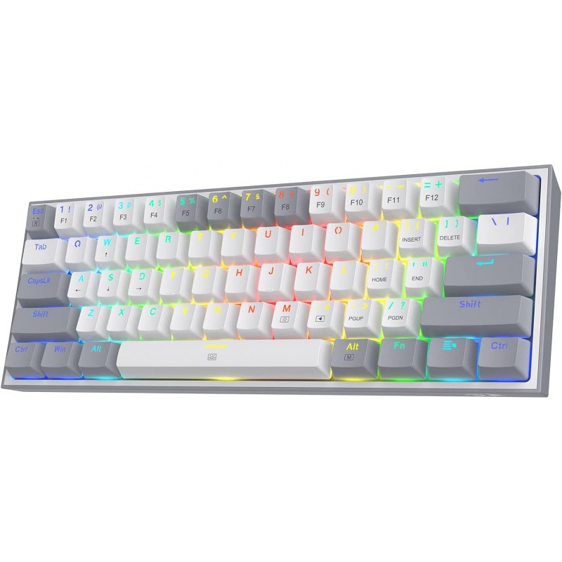 Redragon FIZZ K617 RGB - WHITE/GREY TUNISIE