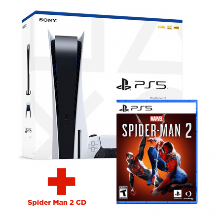 SONY PS5  EDITION STANDARD + Spider Man 2 CD