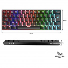 SPIRIT OF GAMER K200 WIRELESS RED SWITCHE