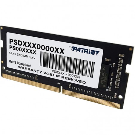 Tunisie Ram pour Pc Portable PATRIOT SO-DIMM DDR4 8 GO 2400MHZ