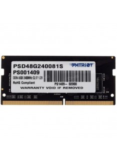 Tunisie Ram pour Pc Portable PATRIOT SO-DIMM DDR4 8 GO 2400MHZ