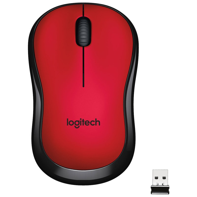 Logitech M220 Wireless Mouse Silent (RED)