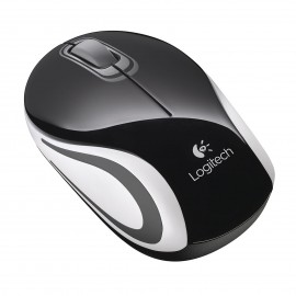 Logitech M187 Wireless Mini Mouse (BLACK)