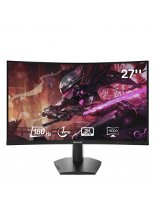 Tunisie Ecrans Gamer REDRAGON CORAL II 27" 180Hz VA CURVED QHD 2K