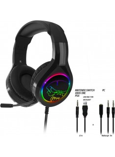 Tunisie Micro-casque Gamer SPIRIT OF GAMER PRO H8 RGB  - BLACK