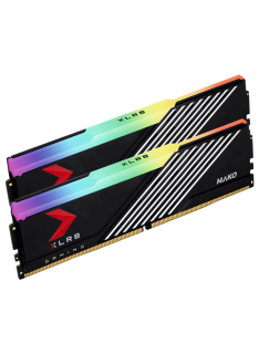 Tunisie Skymil|Barrette mémoire|PNY|PNY XLR8 Gaming MAKO RGB 32GB (2x16GB) DDR5 6400MHz|549,000 TND