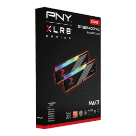 Tunisie Skymil|Barrette mémoire|PNY|PNY XLR8 Gaming MAKO RGB 32GB (2x16GB) DDR5 6400MHz|549,000 TND