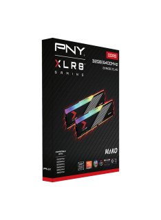 Tunisie Skymil|Barrette mémoire|PNY|PNY XLR8 Gaming MAKO RGB 32GB (2x16GB) DDR5 6400MHz|549,000 TND