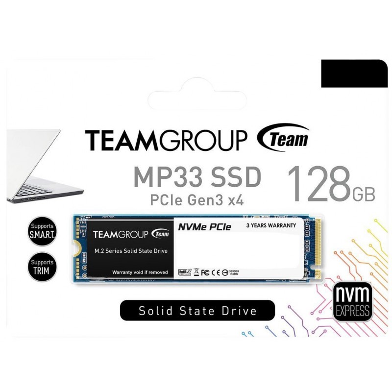 SSD TEAM GROUP MP33 128Gb NVMe