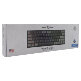 Tunisie Clavier Gamer White Shark WAKIZASHI - BLEU SWITCH - QWERTY