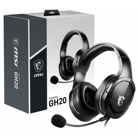 Tunisie Micro-casque Gamer MSI IMMERSE GH20 - BLACK