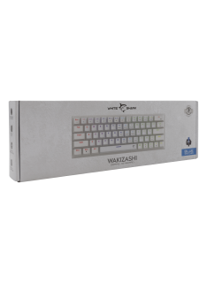 Tunisie Clavier Gamer White Shark WAKIZASHI WHITE- BLEU SWITCH - QWERTY