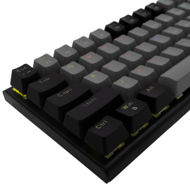 Tunisie Clavier Gamer WHITE SHARK WAKIZASHI GREY-BLACK - BLUE SWITCH - QWERTY
