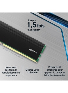 Tunisie |Skymil|Crucial|Barrette mémoire|Crucial Pro DDR4 32 Go (2 x 16 Go) 3200 MHz CL22