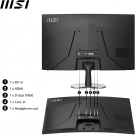 Tunisie |Skymil|MSI|Ecrans Pro|MSI Pro MP2422C 23.6'' Full HD incurvé 100 Hz