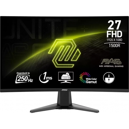 MSI MAG 27C6X 27" FHD Curved Va 1Ms 250Hz - 1