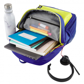 HP Campus Blue Backpack - Blue/Yellow_ 15P - 2